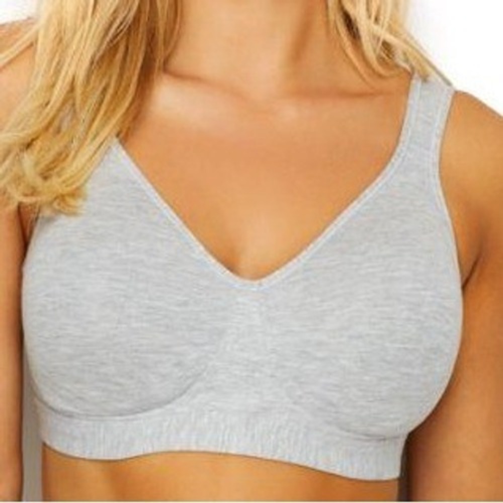 Playtex Women 18 Hour Ultimate Lift Support Bra Gray 38D Wirefree Full Coverage
